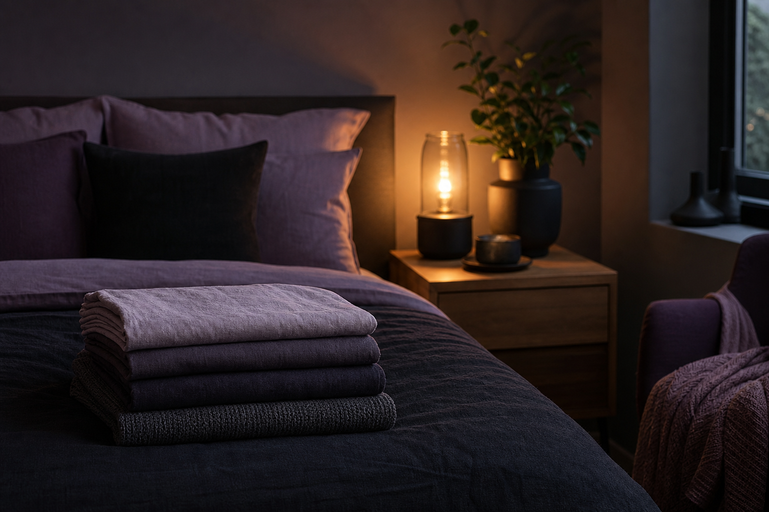 Organmoveorganic calm bedroom evening ritual space